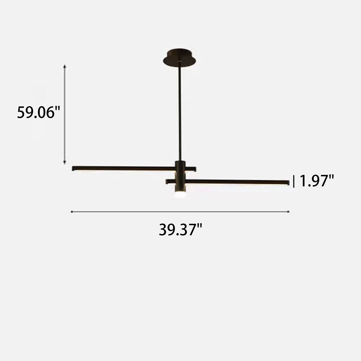 Modern Long Line Spotlight Island Light LED Chandelier