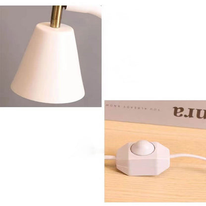 Nordic Simple Cone Log Base 1-Light Melting Wax Table Lamp