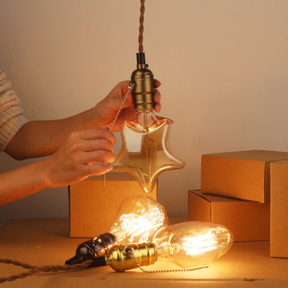 Retro 1-Light Single Pendant Light 3 Design
