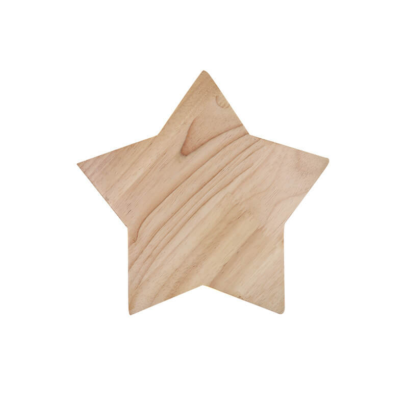Star Shaped Wooden 1-Light Mood LED Wall Sconce Lamp