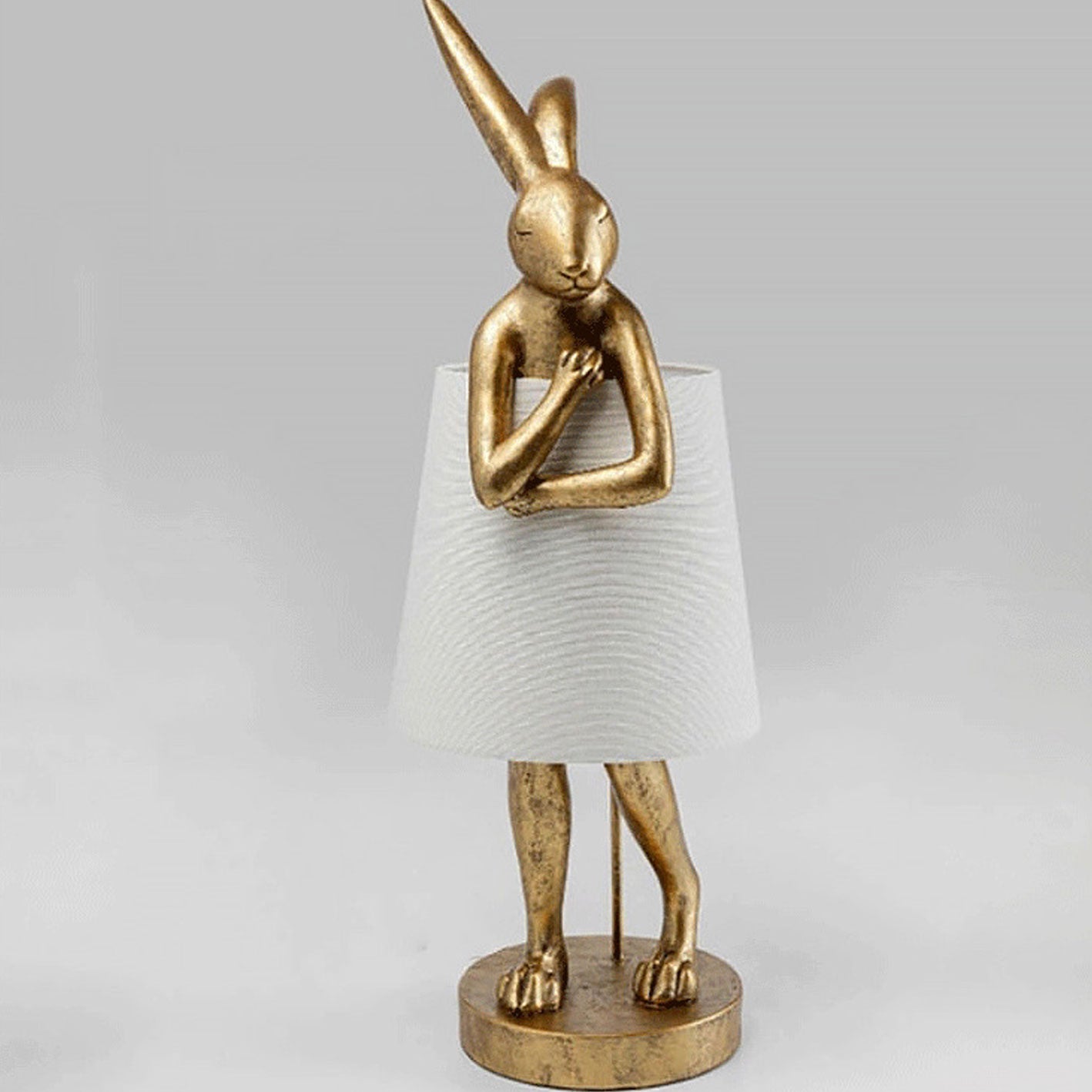 Nordic Apron Rabbit Resin 1-Light Table Lamp