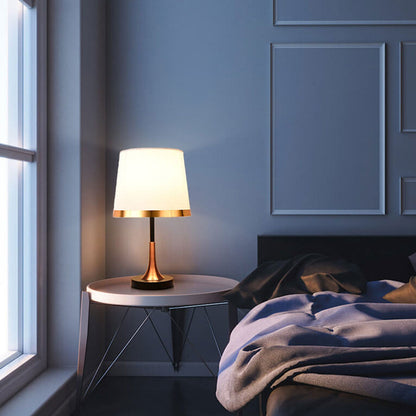 European Retro Fabric 1-Light Table Lamp
