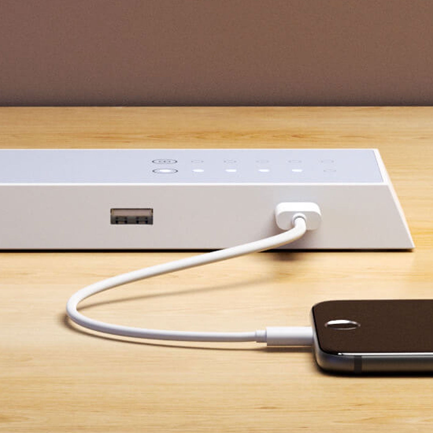 Creative Triangle Eye Protection USB Rechargeable LED Table Lamp