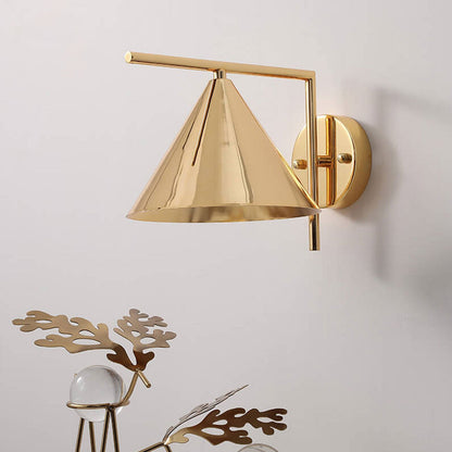 Nordic Simple Iron Art Umbrella 1- Light Wall Sconce Lamp