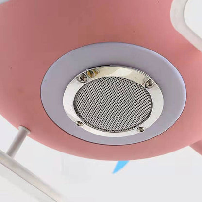 Cartoon Creative Aircraft Design LED Downrods Ceiling Fan Light