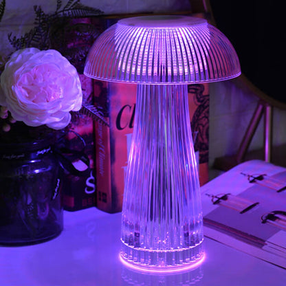 Creative Mushroom PMMA Dazzling Touch Charge LED Decorative Table Lamp