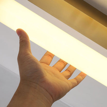 Modern Light Luxury Column Curved Arm LED Wall Sconce Lamp