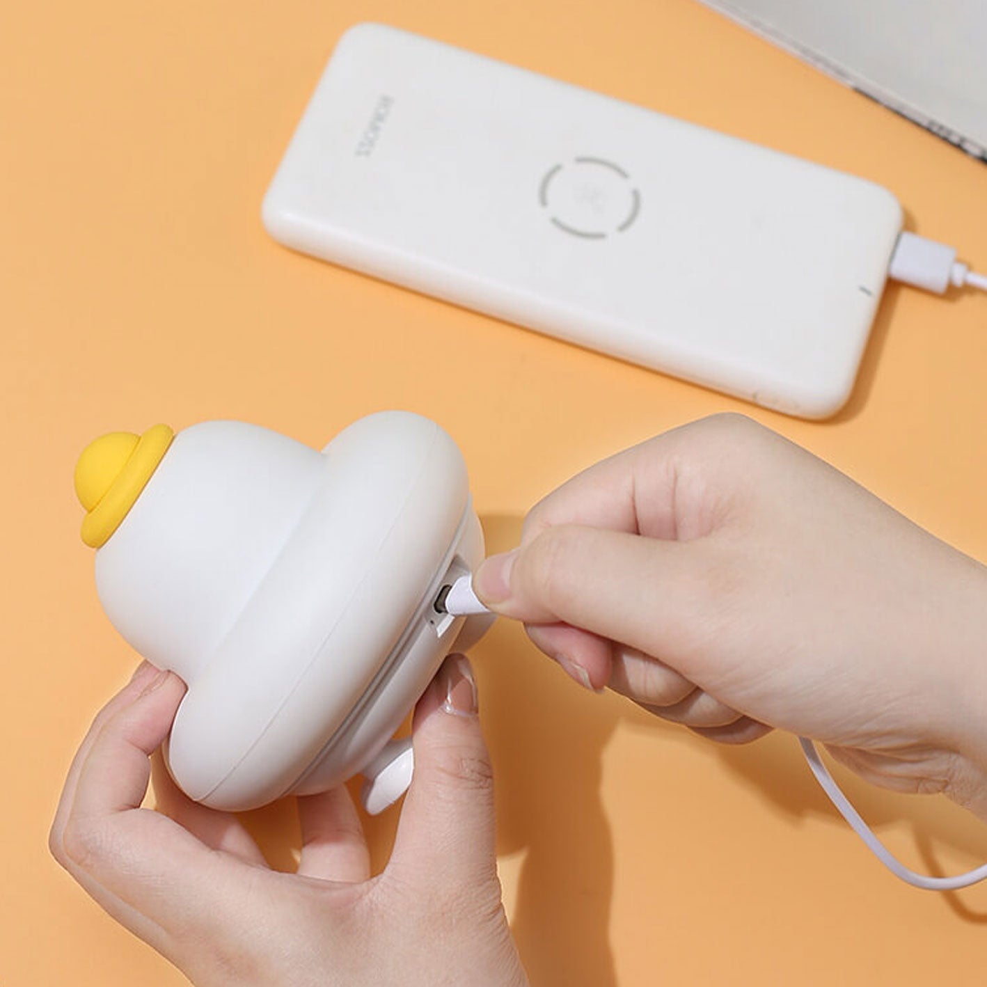 Funny Silicone Little Cute Chicken Pat  Night Light LED Table Lamp