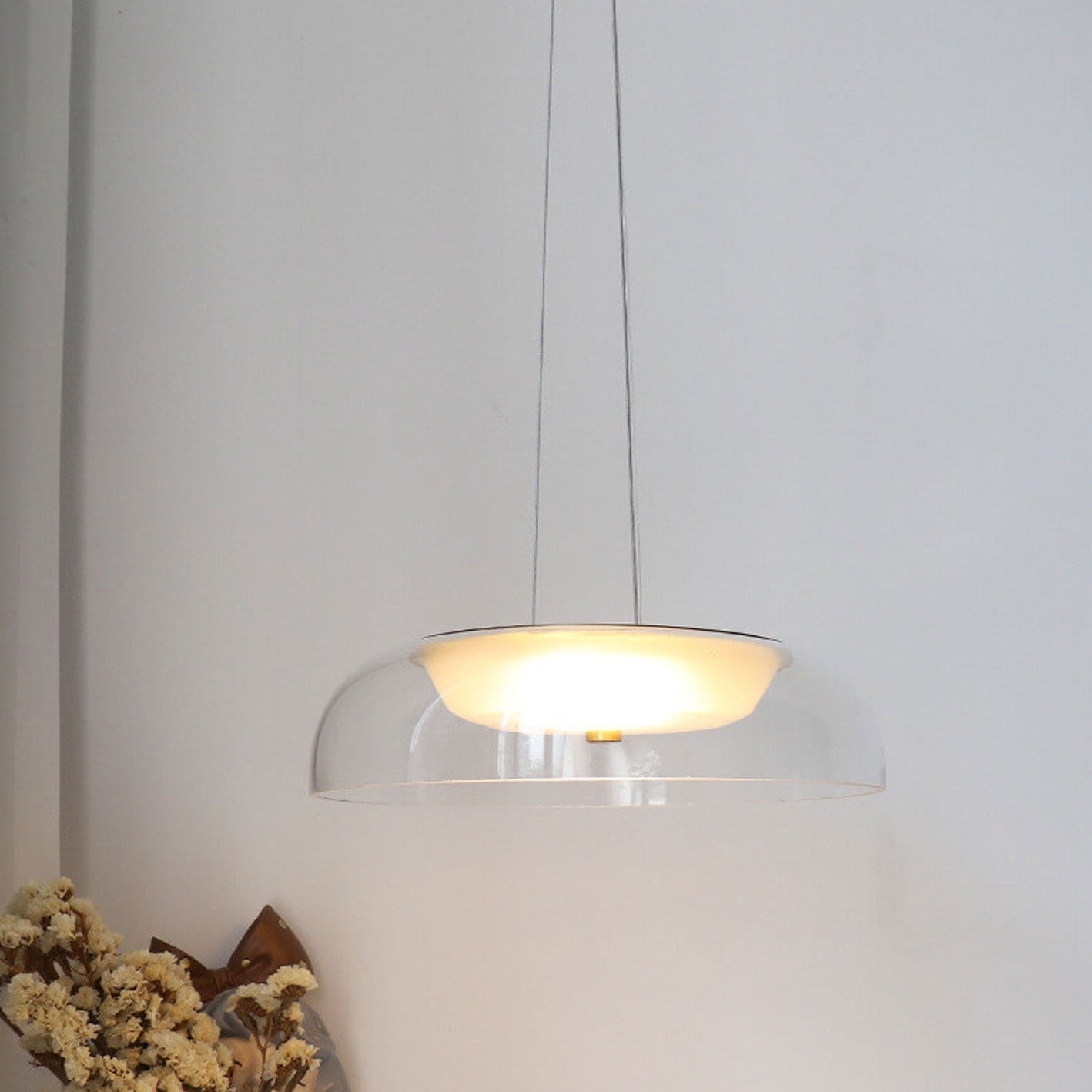 Nordic Modern Style Light Luxury Creative Glass LED Pendant Light