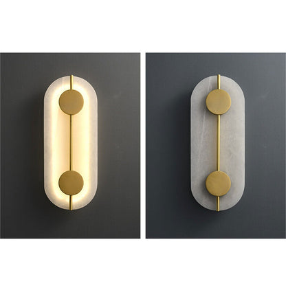 مصباح حائط LED دائري حديدي حديث 