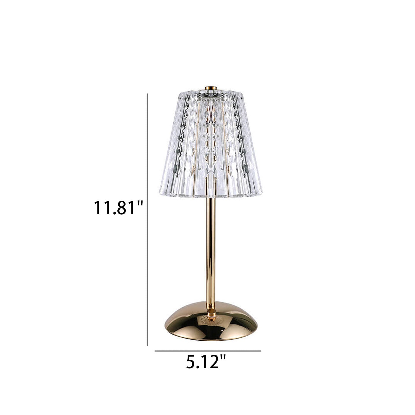 Nordic Light Luxury Aluminum Alloy USB Charging LED Night Light Table Lamp