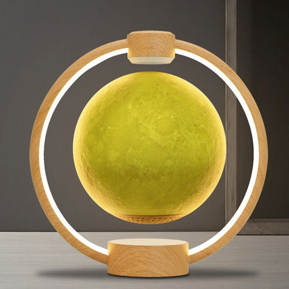 Creative Maglev Moon Design LED Colorful Light Night Light Table Lamp