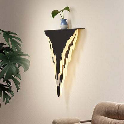 Nordic Iron Art Acrylic Irregular Shape Indoor Wall Sconce Lamp