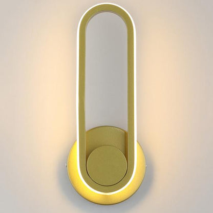 Nordic Modern Rotating 1-Light LED Wall Sconce Lamp