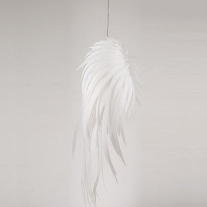Modern PVC Angel Wings Feather LED Pendant Light