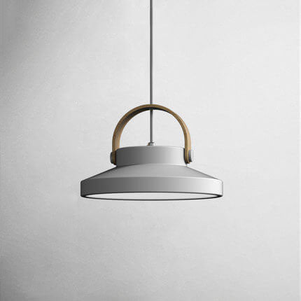 Nordic Macaron Ring Dome 1-Light LED Pendant Light