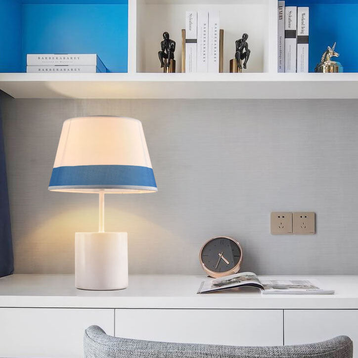 Modern Fabric Shade  1-Light Table Lamps 4 Design