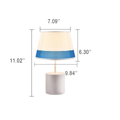 Modern Fabric Shade  1-Light Table Lamps 4 Design