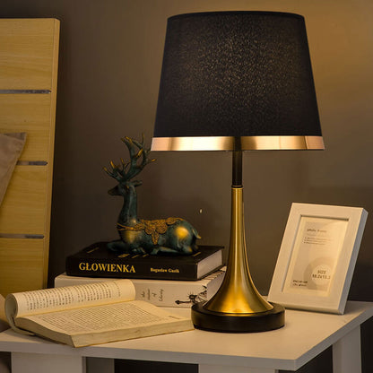 European Retro Fabric 1-Light Table Lamp