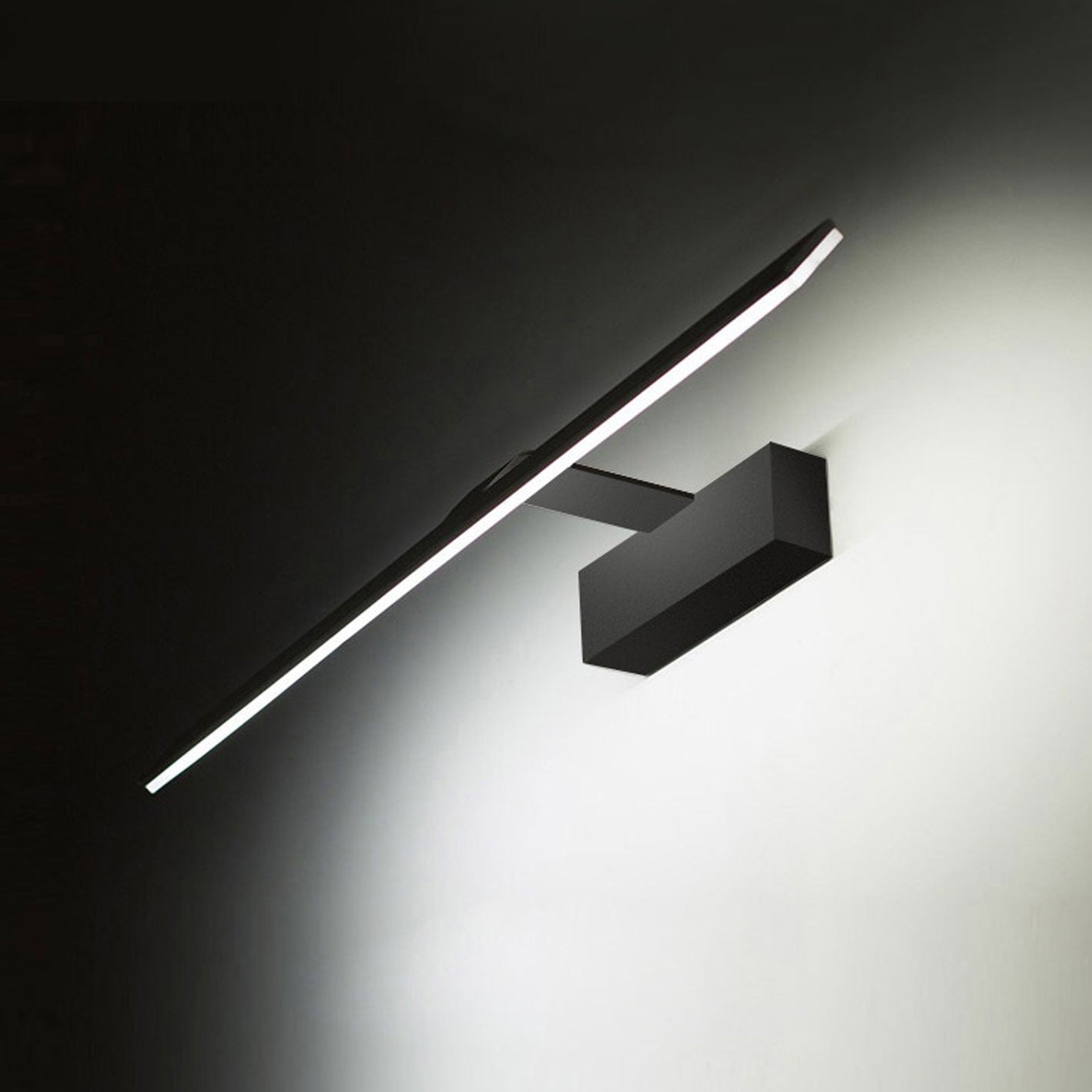 Nordic Waterproof Anti-fog LED 1-Light Mirror Headlight Vanity Light Wall Sconce Lamp