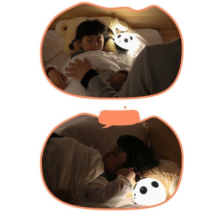 Cute Panda Tumbler Silicone LED Night Light