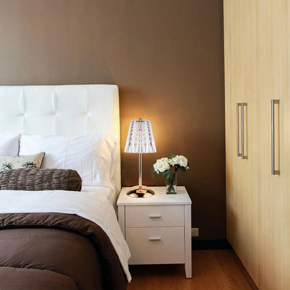 Nordic Light Luxury Aluminum Alloy USB Charging LED Night Light Table Lamp