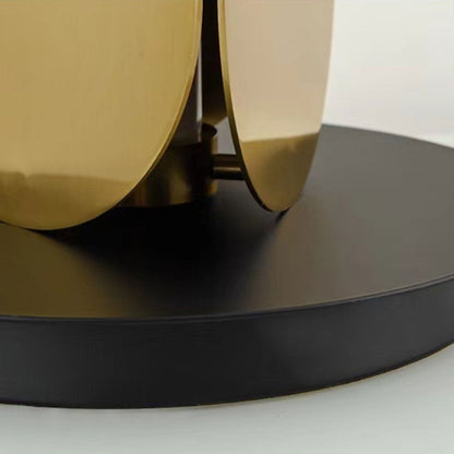 Modern Creative Splicing Glass Iron LED Table Lamp