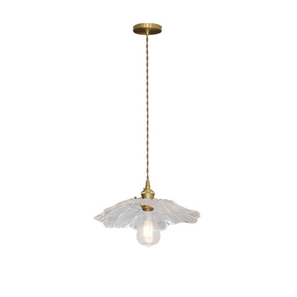 Nordic Light Luxury Brass Glass 1/3-Light Pendant Light