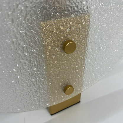 Modern Light Luxury Round Frosted Glass 1-Light Table Lamp