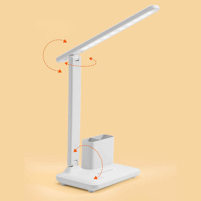 Simple Folding Pen Holder USB Eye Protection LED Reading Desk Lamp