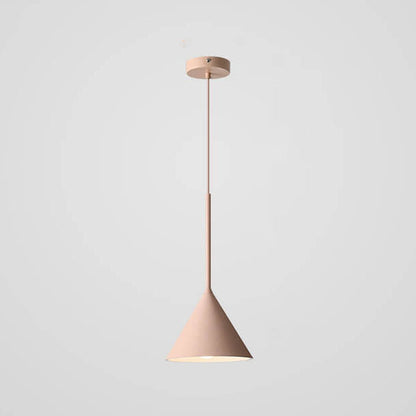 Modern Minimalist Macaron Geometric Metal 1-Light Pendant Light