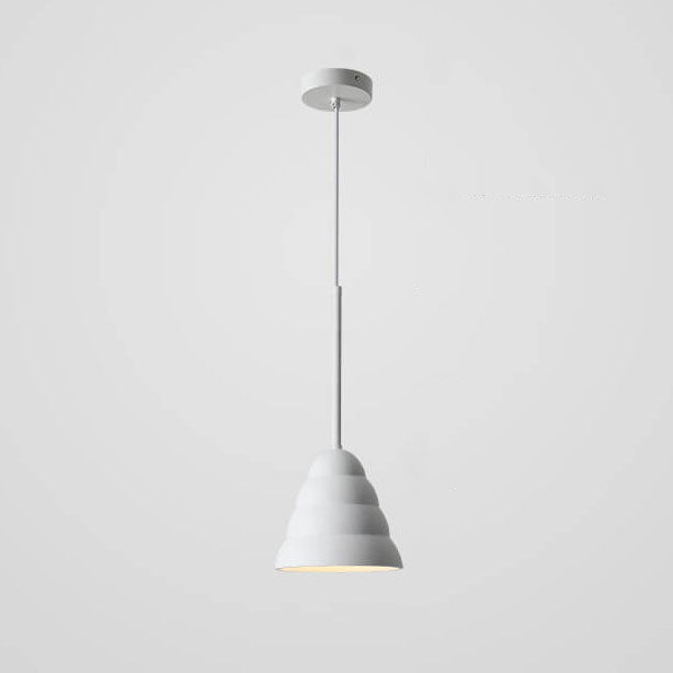 Modern Minimalist Macaron Geometric Metal 1-Light Pendant Light
