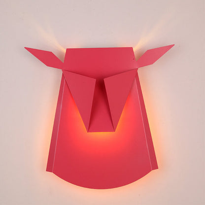 Nordic Creative Cow Shaped 1-Light LED Wall Sconce Lamp