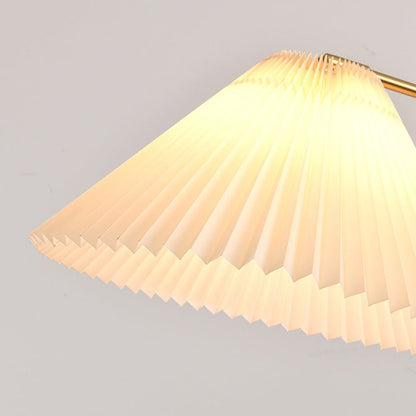 Traditional Japanese Umbrella Fabric Ash Iron 1 - Light Standing Floor Lamp For Living Room