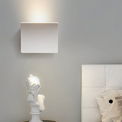 Modern Minimalist Aluminum Acrylic Square LED Wall Sconce Lamp For Bedroom