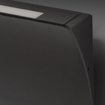 Modern Minimalist Aluminum Acrylic Square LED Wall Sconce Lamp For Bedroom
