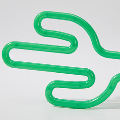 Modern Art Deco Solar Waterproof Cactus Pineapple Pentagram PVC Stainless Steel ABS LED Outdoor Lights Landscape Lighting For Garden