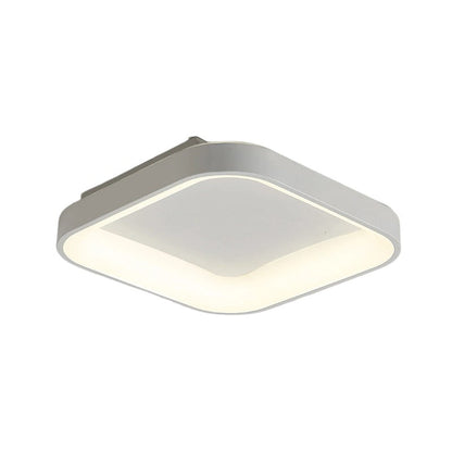 Contemporary Nordic Square Hardware Acrylic LED Flush Mount Ceiling Light For Bedroom