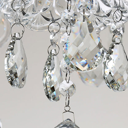 Modern Luxury Candlestick-Shaped Metal Crystal 10/12-Light Chandelier For Dining Room