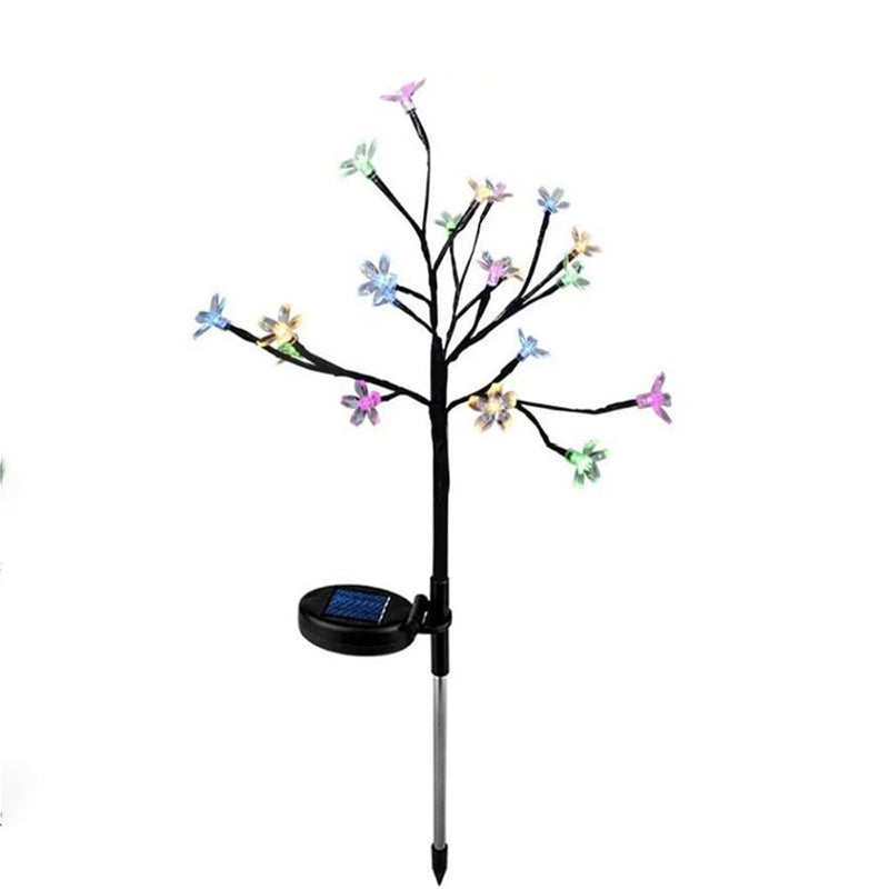 Contemporary Creative Waterproof Solar Flower PVC LED Outdoor Light Landscape Lighting For Garden