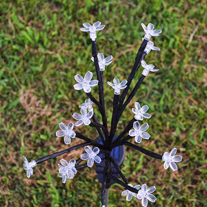 Contemporary Creative Waterproof Solar Flower PVC LED Outdoor Light Landscape Lighting For Garden