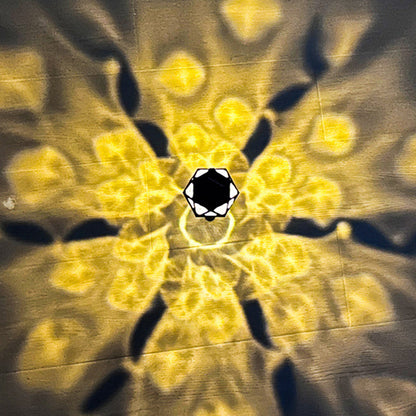 Modern Minimalist Waterproof Solar Diamond-shaped PP PS LED Outdoor Light Landscape Light For Garden