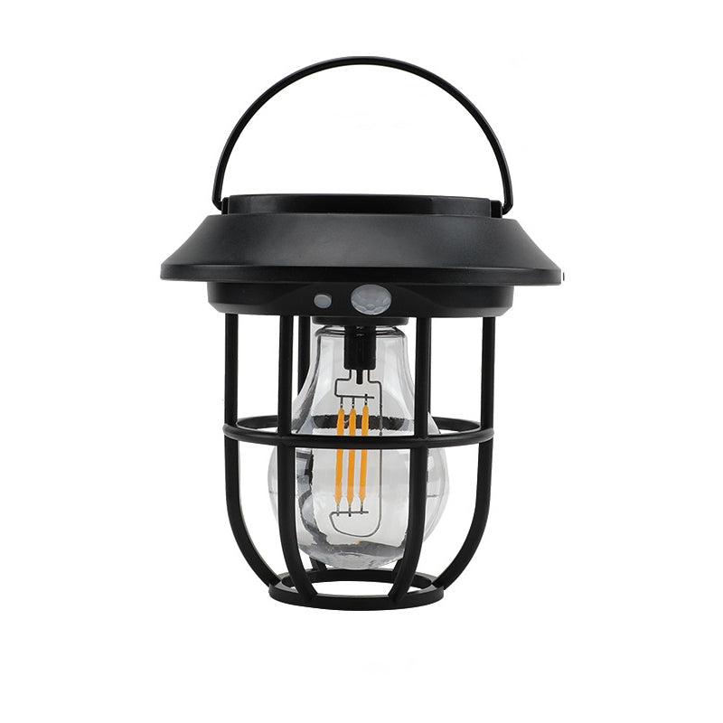 Modern Simplicity Motion Sensor Waterproof Solar Cage ABS LED Outdoor Light For Garden