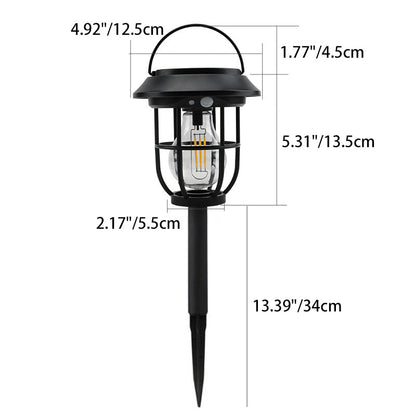 Modern Simplicity Motion Sensor Waterproof Solar Cage ABS LED Outdoor Light For Garden