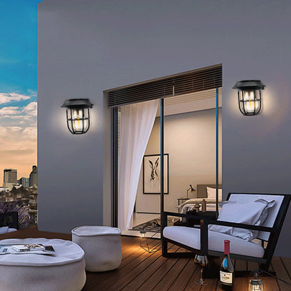 Modern Simplicity Motion Sensor Waterproof Solar Cage ABS LED Outdoor Light For Garden