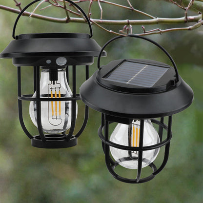 Modern Simplicity Motion Sensor Waterproof Solar Cage ABS LED Outdoor Light For Garden