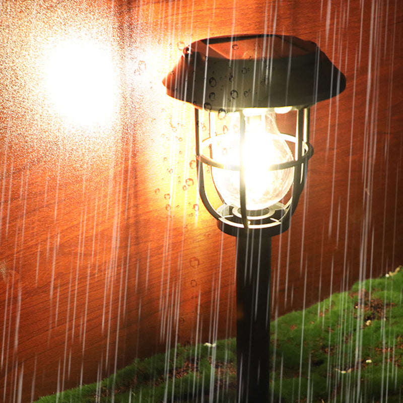 Modern Simplicity Motion Sensor Waterproof Solar Cage ABS LED Outdoor Light For Garden