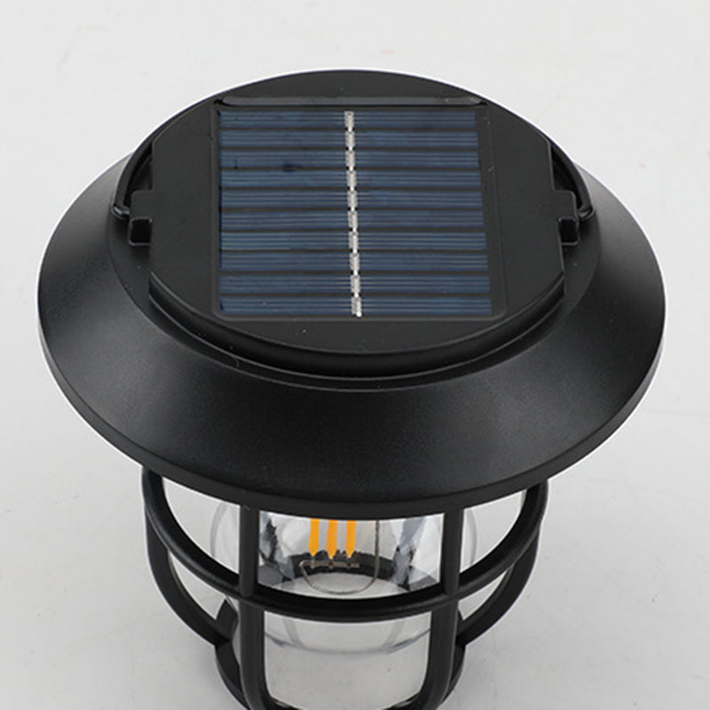 Modern Simplicity Motion Sensor Waterproof Solar Cage ABS LED Outdoor Light For Garden
