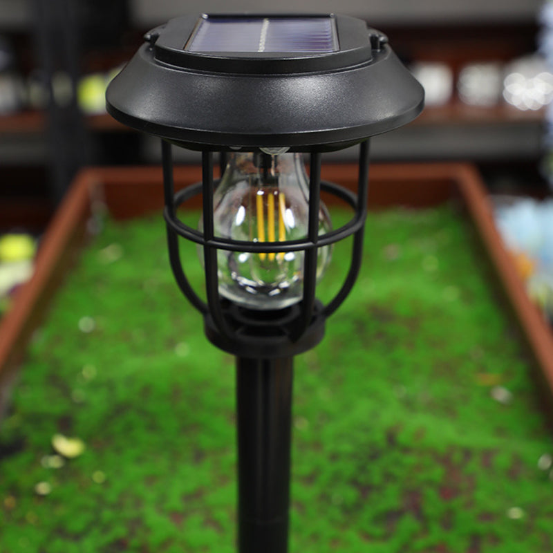 Modern Simplicity Motion Sensor Waterproof Solar Cage ABS LED Outdoor Light For Garden