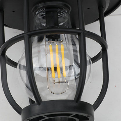 Modern Simplicity Motion Sensor Waterproof Solar Cage ABS LED Outdoor Light For Garden